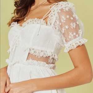 For Love & Lemons Sadie Midi Dress